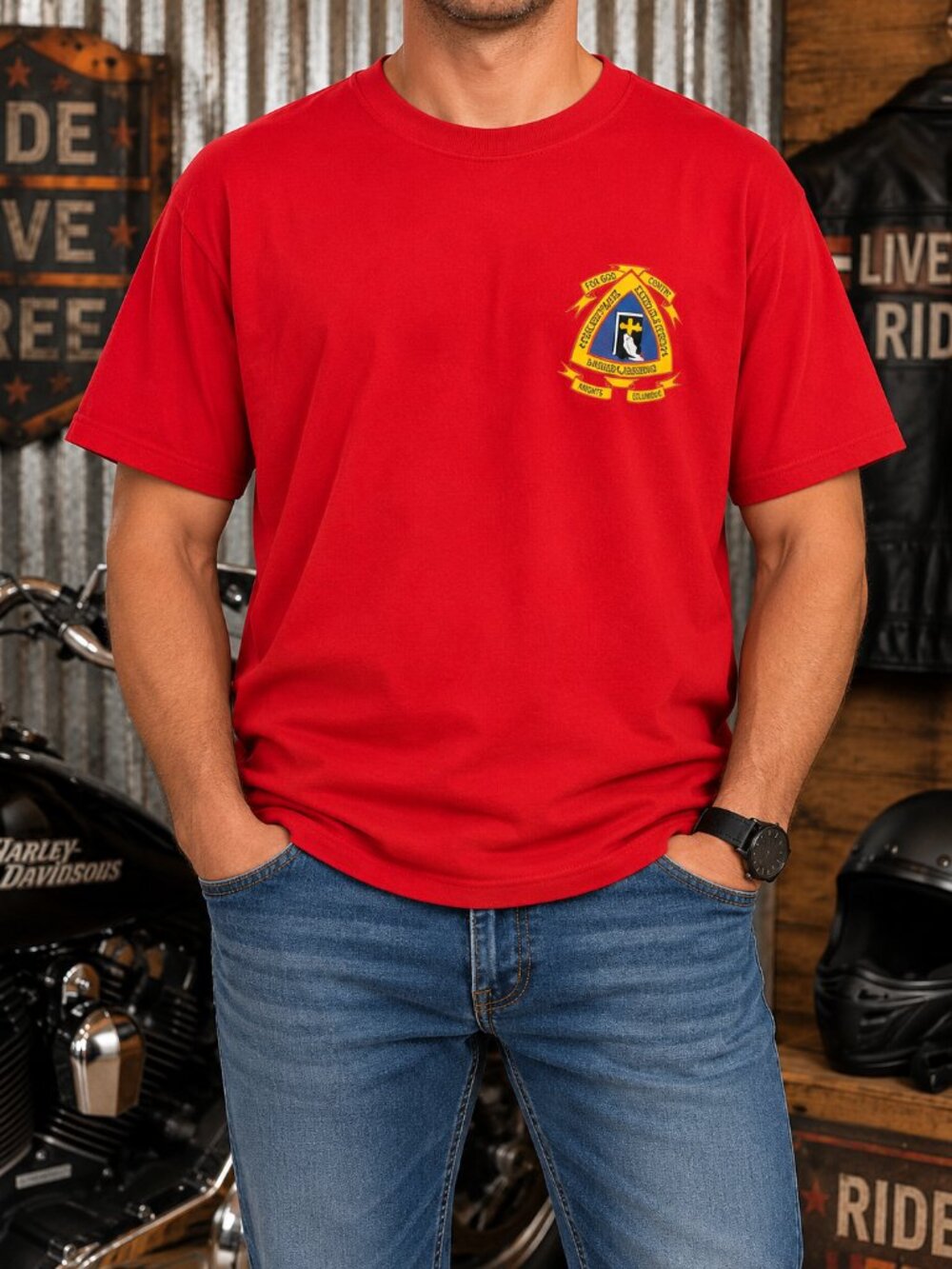 CMA Heavyweight Red T-Shirt